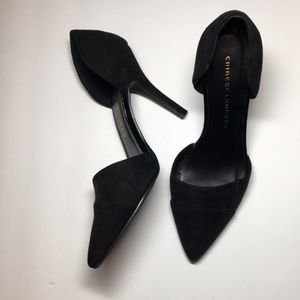 Chinese Laundry Black suede stilettos 10